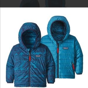 EUC Patagonia reversible down jacket 12-18mo